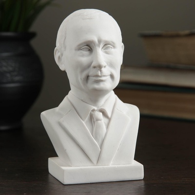 Фигурка «Бюст Путина», белый, 11.5 см