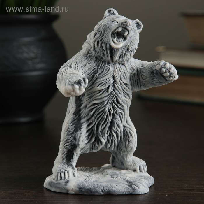 Сувенир "Медведь в ярости" 11см - Фото 1