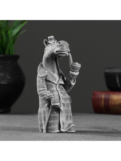 Сувенир "Конь в пальто" 12см