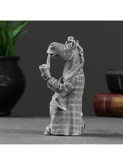 Сувенир "Конь в пальто" 12см