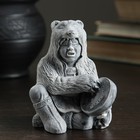 Сувенир "Шаман в шкуре медведя с бубном" 8,5см - фото 25811263