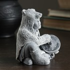 Сувенир "Шаман в шкуре медведя с бубном" 8,5см - фото 9555850