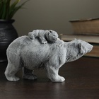 Фигурка «Медведица с медвежонком идет», 7.5 см  (артикул 4011999)  большой выбор товаров оптом и в розницу по низким ценам с доставкой