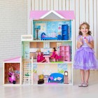 Домик кукольный Paremo «Розали Гранд», трёхэтажный, с мебелью - Фото 1