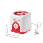 Фритюрница Sakura SA-7654R, 950 Вт, 750 мл, антипригарное покрытие, фильтр, бело-красная - Фото 1