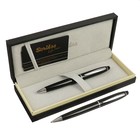 Ручка шариковая подарочная Scrikss Noble 35, поворотная, в чёрном футляре - Фото 1