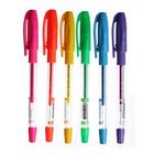 Ручка гелевая Pensan Neon Gel, узел 1.0 мм, резиновый грип, 6 неоновых цветов, МИКС + дисплей - Фото 2
