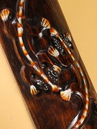 Интерьерный сувенир маска "Ящерица" 50х12х5 см - фото 809211194