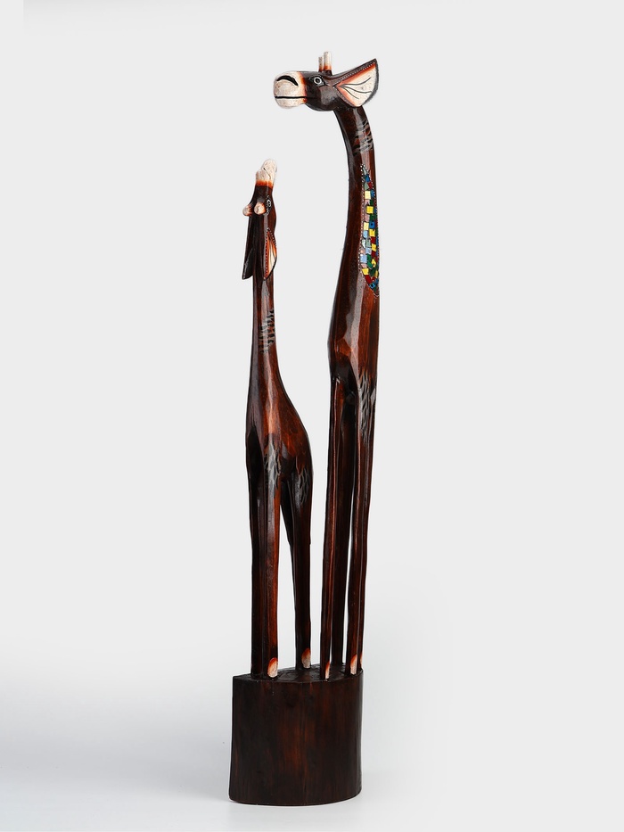 Интерьерный сувенир «Два жирафа - радуга», 100×19×8 см