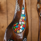 Интерьерный сувенир "Два жирафа - радуга" 100х19х8 см - фото 804088453