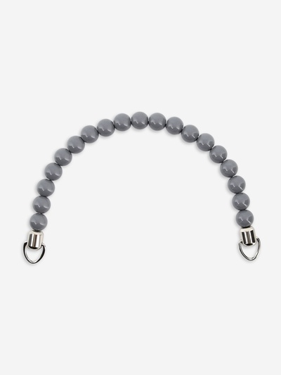 Ручка для сумки, 34×1.5 см, серая