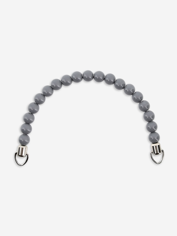 Ручка для сумки, 34×1.5 см, серая