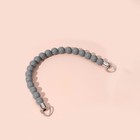 Ручка для сумки, 34×1.5 см, серая - Фото 2