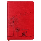 Ежедневник недатированный А5, 148 листов в линейку, обложка ПВХ, МИКС 3854133