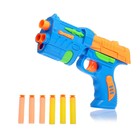 Пистолет «Фом», стреляет мягкими пулями, цвета МИКС, в пакете - фото 10037235