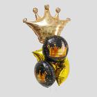 Букет из шаров "Король вечеринки", фольга, набор из 5 шт. - фото 8751659