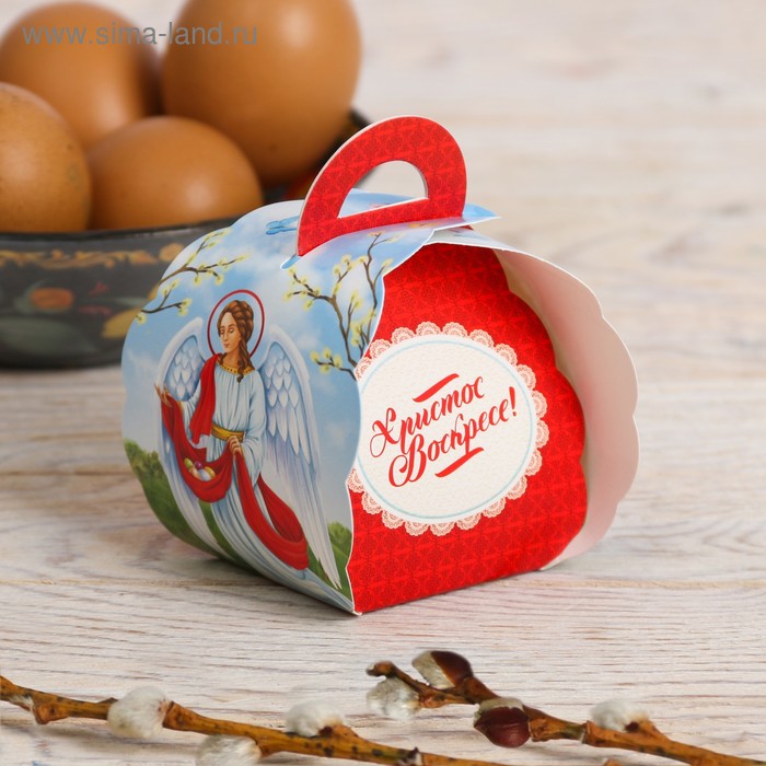 Пасхальная коробочка для яйца «Ангел», 7.3 см×7.5 см×10 см - Фото 1