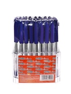 Ручка шариковая Calligrata, синий стержень, узел 0.5 мм, прозрачный корпус, резиновый упор - Фото 4