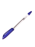 Ручка шариковая Calligrata, синий стержень, узел 0.5 мм, прозрачный корпус, резиновый упор - Фото 6