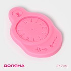 Силиконовый молд Доляна «Часы», 11×7 см, цвет МИКС - Фото 2