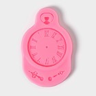 Силиконовый молд Доляна «Часы», 11×7 см, цвет МИКС - фото 8751901