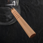 Турка стеклянная «Арабика», 300 мл, 18×8,5×10 см, деревянная ручка - Фото 3