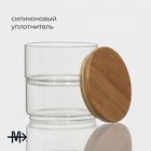 Банки стеклянные для сыпучих продуктов Magistro «Эко», 450 мл, 2 шт, цвет прозрачный - Фото 3