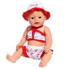 Одежда для кукол 38-43 см: топик, шорты с панамой, МИКС - Фото 3