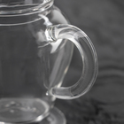 Чайник стеклянный заварочный «Себастьян», 300 мл, 14,5×8×12 см - Фото 4