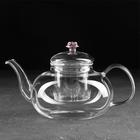 Чайник заварочный со стеклянным ситом «Валенсия с розой», 800 мл - Фото 1