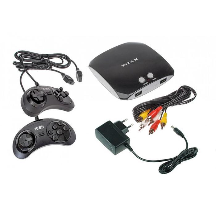 Игровая приставка Sega Магистр Titan 3, 16-bit, 500 игр, 2 геймпада - Фото 1