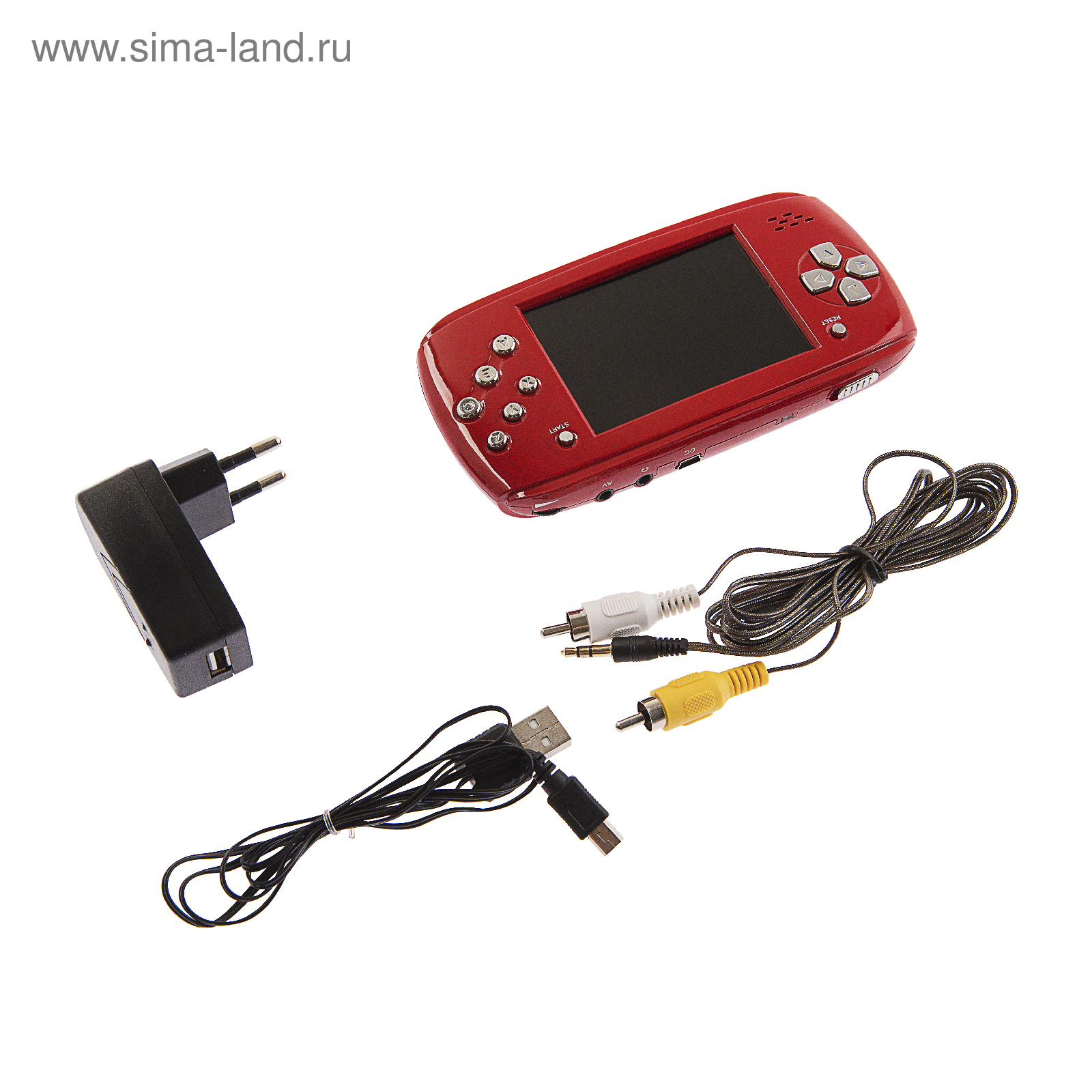 Портативная игровая приставка 16bit DVTech Scout + 9 игр (красная)  (4020348) - Купить по цене от 1 190.00 руб. | Интернет магазин SIMA-LAND.RU