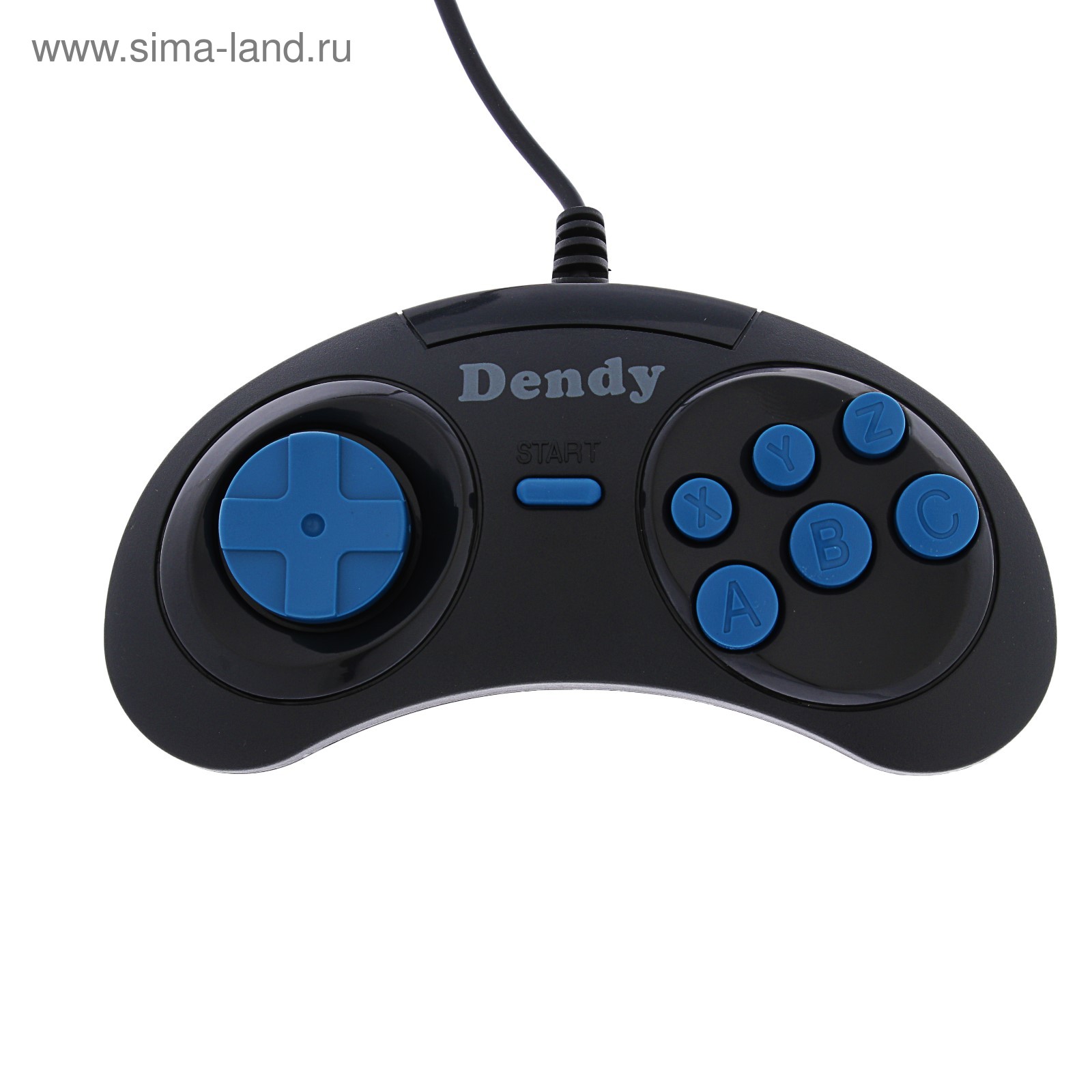 Геймпад для Dendy 8-bit, 9pin (узкий разъем), черный (4020344) - Купить по  цене от 251.00 руб. | Интернет магазин SIMA-LAND.RU