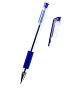 Ручка шариковая Calligrata, синий стержень, узел 0.5 мм, резиновый упор - Фото 4
