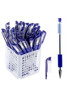 Ручка шариковая Calligrata, синий стержень, узел 0.5 мм, резиновый упор - Фото 5