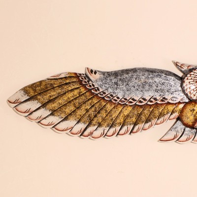 Настенное панно «Сова в полёте», 100×18.5×3 см