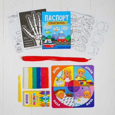 Развивающий набор для творчества "Увлекательная анатомия" + карандаши, пластилин