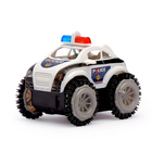 Машина-перевертыш «Полиция», работает от батареек, световые эффекты, в пакете - Фото 1