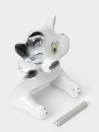 Держатель для туалетной бумаги «Кот — хулиган», 19×11×28 см, фарфор, белый - Фото 5