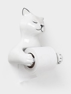 Держатель для туалетной бумаги «Кошка», 26×23×14 см, белый - Фото 3