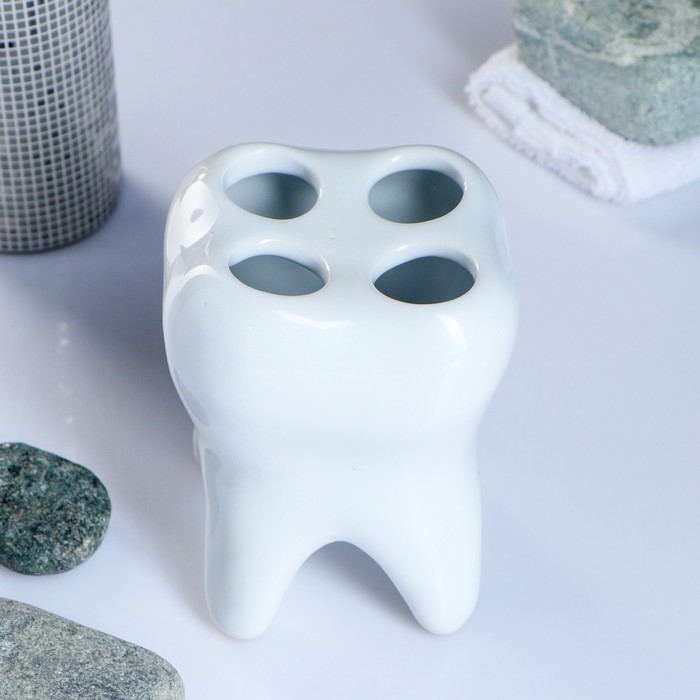 Стакан под зубную щетку "Зуб" - фото 1908421650