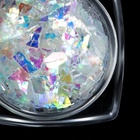 Радужные хлопья для декора «Битое стекло», голографические - Фото 3