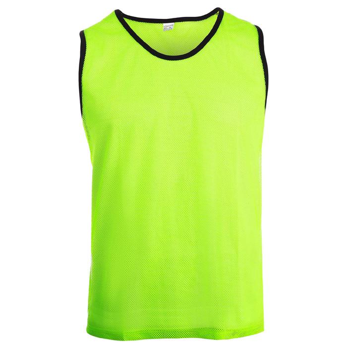 Манишка футбольная, р. XL, на резинке, салатовая - Фото 1