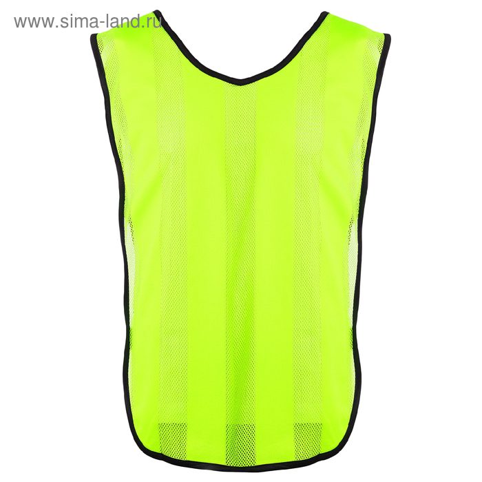 Манишка футбольная, р. M, на резинке, салатовая - Фото 1