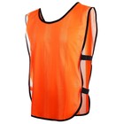 Манишка футбольная, р. L, на резинке, оранжевая - Фото 2