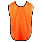 Манишка футбольная, р. L, на резинке, оранжевая - Фото 3