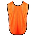 Манишка футбольная, р. 48-50, на резинке, оранжевая 3543933