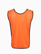 Манишка футбольная, р. 48-50, на резинке, оранжевая - Фото 5