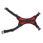 Шлейка К7, размер XL, ОГ 74-92 см, вес 28-47.5 кг, мягкая, светоотражающая, красная - Фото 7