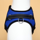 Шлейка К7 мягкая светоотражающая, размер L, ОГ 64-86 см, вес 18- 27.5 кг синяя - Фото 6